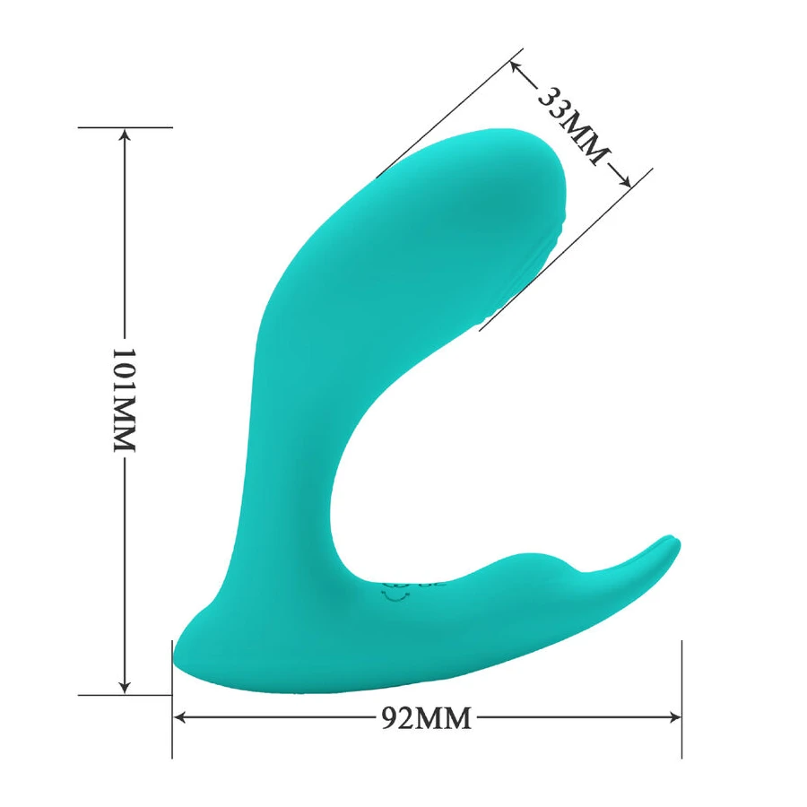 PRETTY LOVE - IDABELLE VIBRATION PULSATION REMOTE CONTROL SININEN